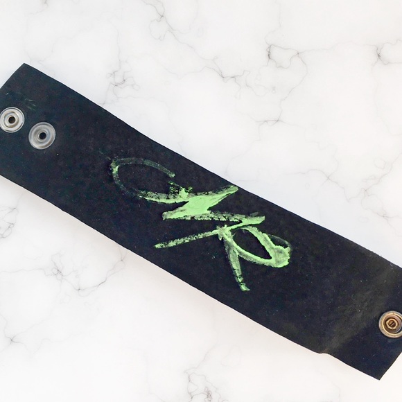 Carolin M. Rocha Leather & Swarovski Bracelet - Picture 3 of 4